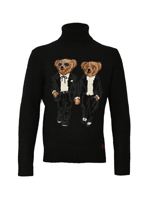 Dolcevita in lana e alpaca con intarsio Polo Bear POLO RALPH LAUREN | 710982141001